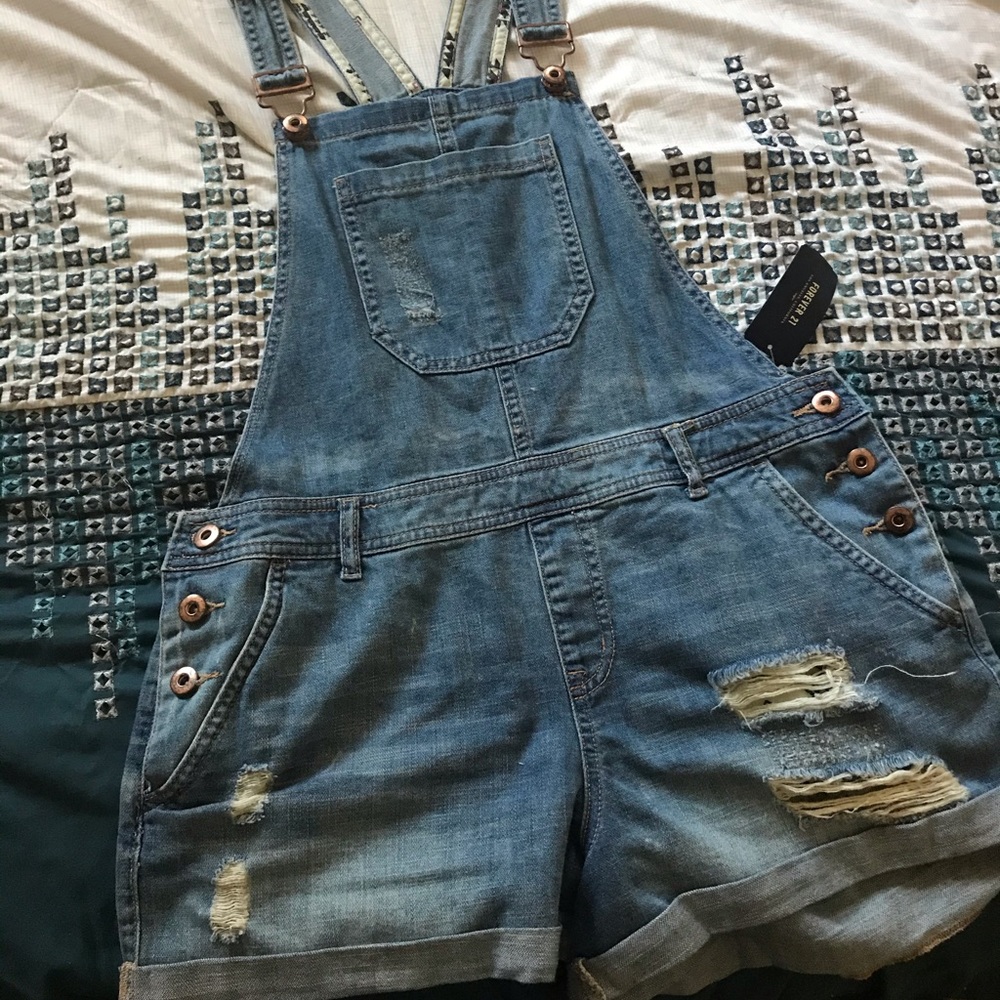 Forever 21 Jean Overalls